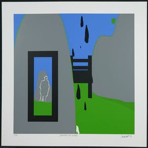 Hans Landsaat - Compleet portfolio met vier zeefdrukken, Witold i ja kopen? Bied vanaf 80!