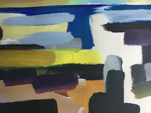 Eddy Sikma - abstract landschap (2) kopen? Bied vanaf 60!