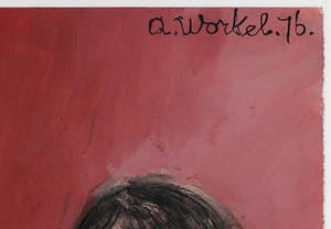 Ans Wortel - Gemengde techniek op papier, Slechts degene die zichzelf (...) - Ingelijst kopen? Bied vanaf 250!