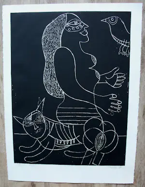 Corneille - Ets: Femme et Faune Familière - 1978 kopen? Bied vanaf 350!