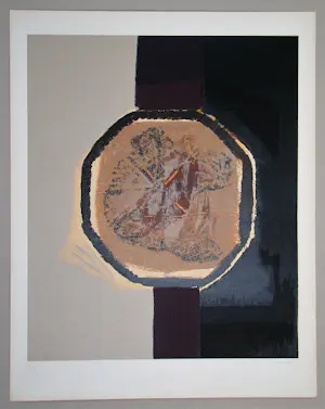 Jean Piaubert - Composition abstrait I. - 1964 - Originele zeefdruk gesigneerd en genummerd kopen? Bied vanaf 70!