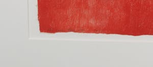 Mariette van der Tas - Houtsnede, Koning en Koningin in blauw - oranje - Ingelijst (Groot) kopen? Bied vanaf 40!