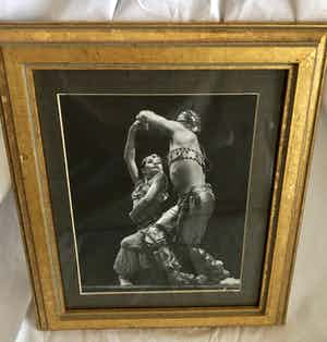 Zwart wit foto ballerina en danser. verkocht voor € 1!