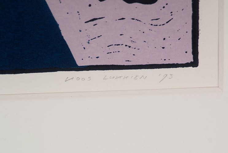 Koos Lukkien - Linosnede - gesigneerd r.o. - oplage 11/130 ex. - 1993 kopen? Bied vanaf 5!