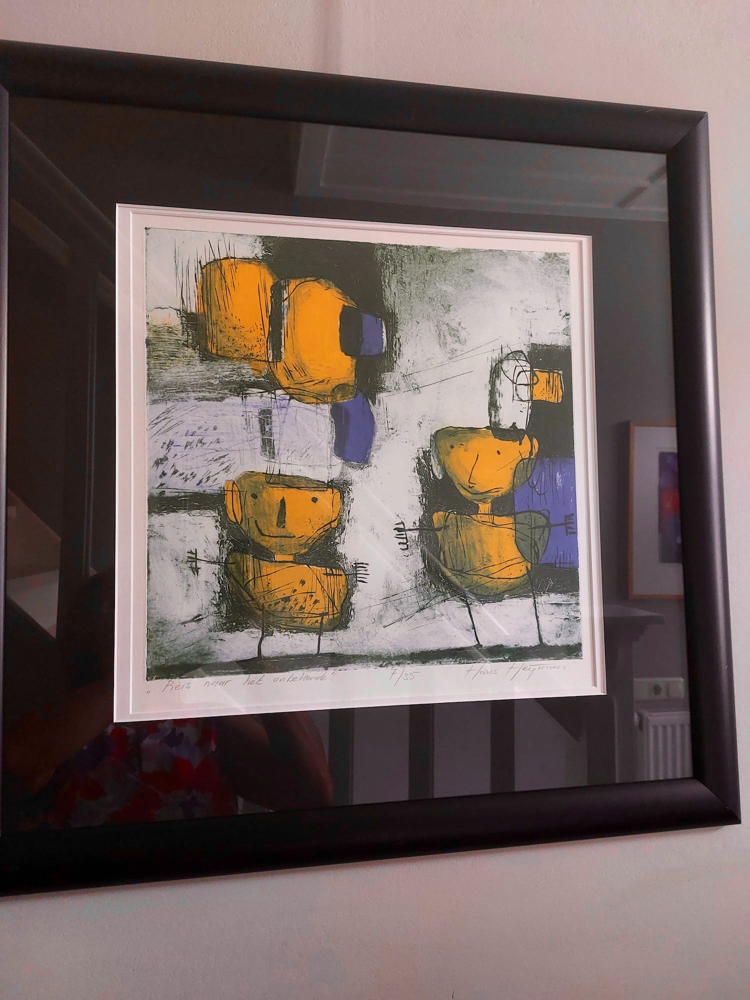 Hans Heijman - Reis naar het onbekende verkocht voor € 80!