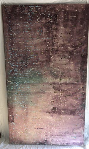 Niet of onleesbaar gesigneerd - Compositie op paars kopen? Bied vanaf 1!