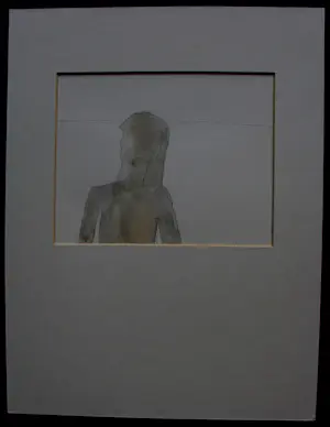 Klaas Gubbels - Aquarel: figuur- 1981 kopen? Bied vanaf 295!