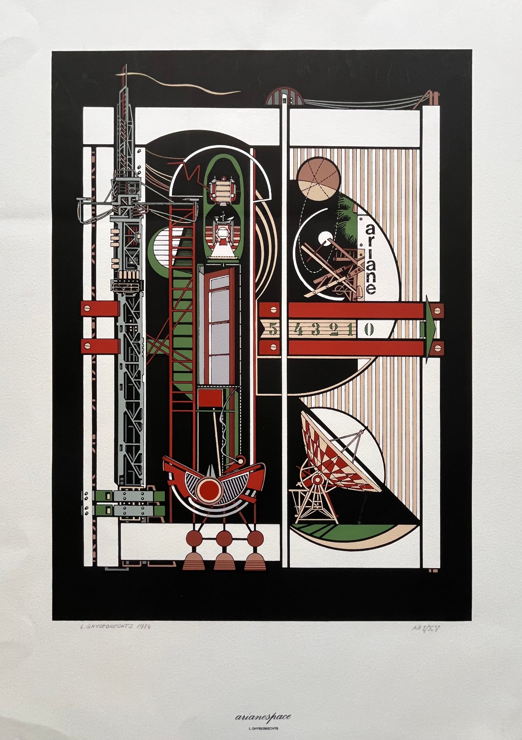 AcheterLouis Ghysebrechts - Gesigneerde Litho - A.P I/XV - 1984 - Zelden aangeboden? Enchérissez de 65!