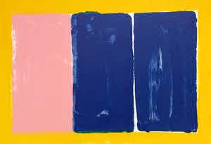 Adine Engelman - Abstracte compositie, monotype (unica) verkocht voor € 75!