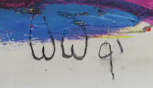 Niet of onleesbaar gesigneerd - Acryl op papier, Abstracte compositie kopen? Bied vanaf 1!