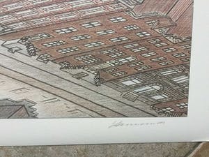 Jeroen Henneman - Vijzelstraat - litho uit 1989 kopen? Bied vanaf 125!