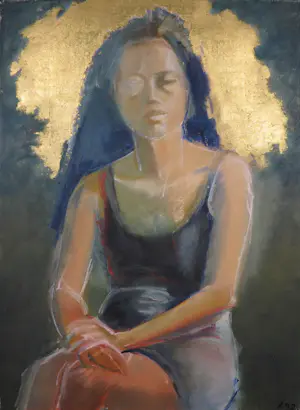 Lieuwe Smid - Olieverf op doek, Karola kopen? Bied vanaf 1!