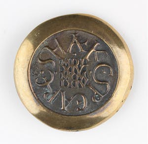 Piet Esser - Bronzen penning: Shakespeare, 1964 kopen? Bied vanaf 75!