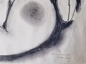Theo Beerendonk - Jaren 60 erotische gemengde techniek op papier - gesigneerd kopen? Bied vanaf 67!