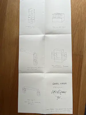 Carel Visser - 5 GESIGNEERDE BOEKJES EN BROCHURES kopen? Bied vanaf 150!