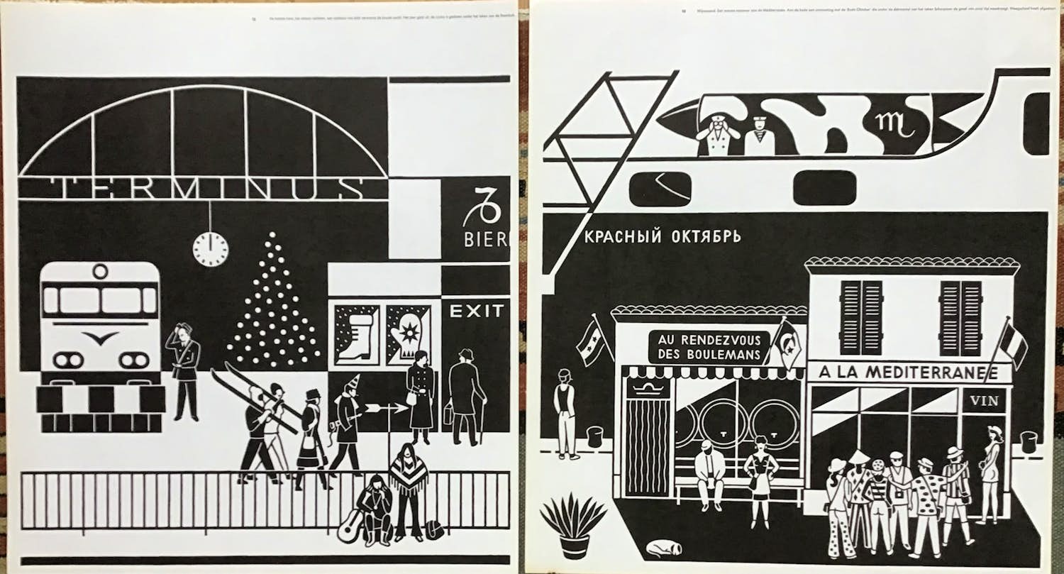 Gerd Arntz - Terminus en a la Mediteranee, offsetlitho’s kopen? Bied vanaf 20!