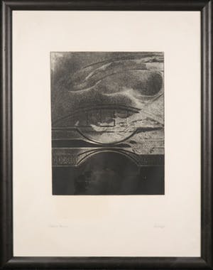 Niet of onleesbaar gesigneerd - Ets en aquatint, Storm I - Ingelijst kopen? Bied vanaf 1!