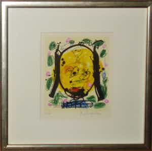 Kees Salentijn - Gezicht, schitterend gelijst!!! verkocht voor € 85!