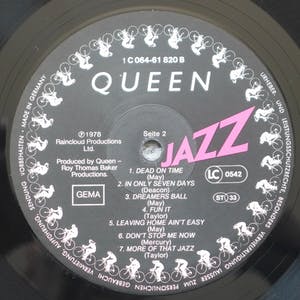 Queen - Jazz, LP Signiert: Mercury, May, Taylor, Deacon, mit Poster kopen? Bied vanaf 350!