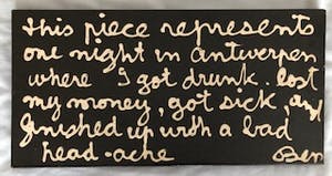 Benjamin Vautier - a night in Antwerp kopen? Bied vanaf 2500!