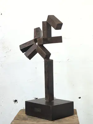 Rien Goené - Abstract Geometrisch Plastiek kopen? Bied vanaf 850!