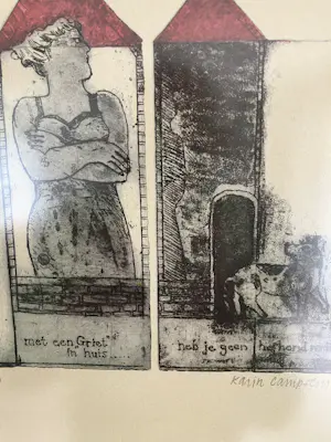 Karin Campfens - Met een griet in huis heb je geen hofhond nodig kopen? Bied vanaf 30!