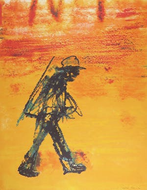 Luis Filcer - Zeefdruk uit de serie Vincent van Gogh, Searching for landscape kopen? Bied vanaf 1!