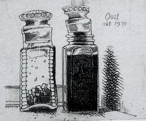 Herman Berserik - ets: Oost - 1970 - oplage slechts 15 stuks kopen? Bied vanaf 60!