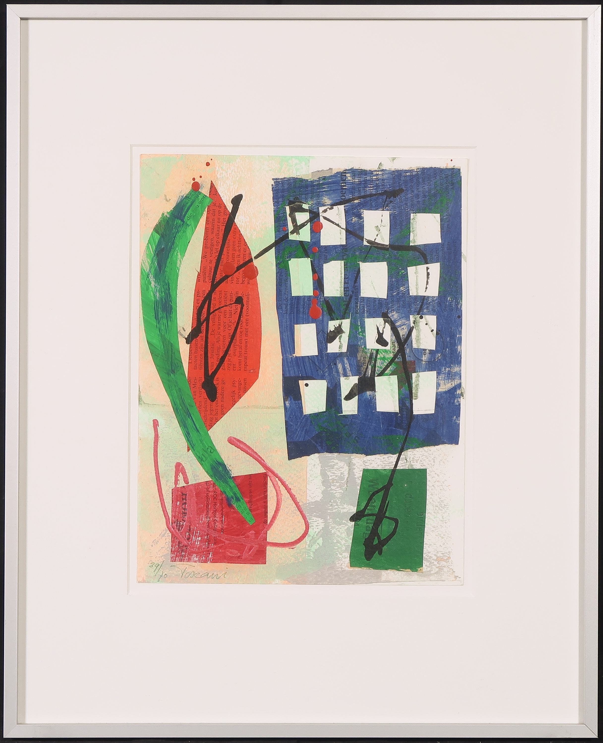 Bep Toscani - Zeefdruk, Zonder titel XX - Ingelijst kopen? Bied vanaf 1!