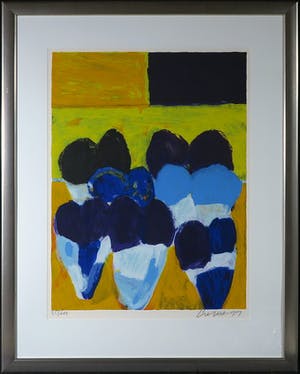 Jan Cremer - Zeefdruk, Tulpen I - Ingelijst (Groot) kopen? Bied vanaf 150!