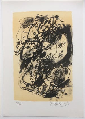 Kees Salentijn - Litho para MARIA MONTSERRAT Handgesigneerd. kopen? Bied vanaf 45!