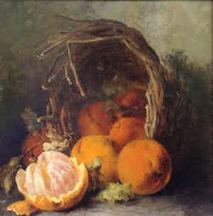 Johanna van de Kasteele - B8876 - Stilleven met sinaasappels verkocht voor € 1500!