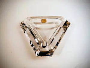 Val-Saint-Lambert - Sieradenschaaltje/asbak van kristal in mid-century stijl. kopen? Bied vanaf 39!