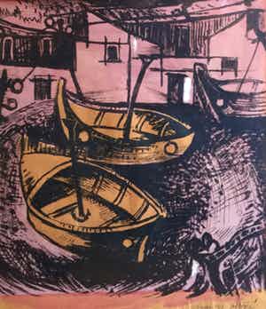 Jan Meijer - C4265-6A - De haven van Collioure verkocht voor € 75!