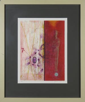 Piotr Konkel - Zeefdruk, Zonder titel - Ingelijst kopen? Bied vanaf 1!