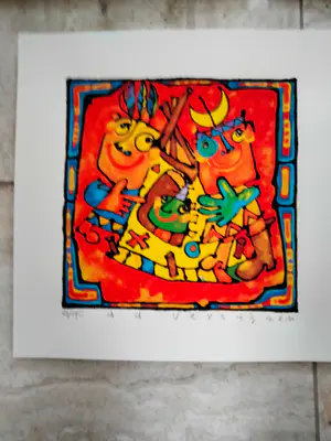 Ad Verstijnen - 5 zeefdrukken kopen? Bied vanaf 99!