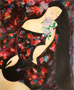 Linda Le Kinff - Femme fleur verkocht voor € 35!