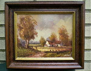 Henner Knauf - Landschap met boerderij kopen? Bied vanaf 20!