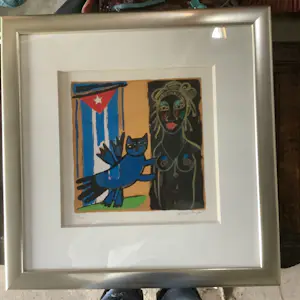 Corneille - Vrouw met uil kopen? Bied vanaf 225!