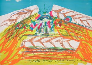 Jean Messagier - Litho, Hommage à Van Gogh / Prent 190 kopen? Bied vanaf 1!