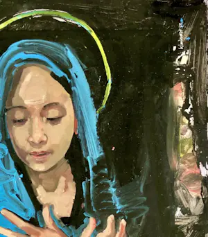 Peter Klashorst - De maagd Maria kopen? Bied vanaf 295!