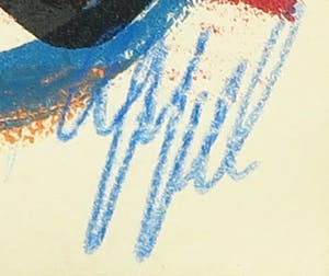 Karel Appel - Litho uit de uitgave Rhapsodie de ma nuit - Ingelijst kopen? Bied vanaf 1!