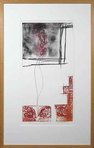 Olivier Beijn - Kleurenets, Zonder titel - Ingelijst kopen? Bied vanaf 35!