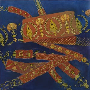 Valentin Bakardjiev - Olieverf op doek, Wild Carpet II (Groot) kopen? Bied vanaf 80!