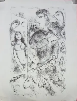 Marc Chagall - "Les Lilas" & "Création" kopen? Bied vanaf 45!