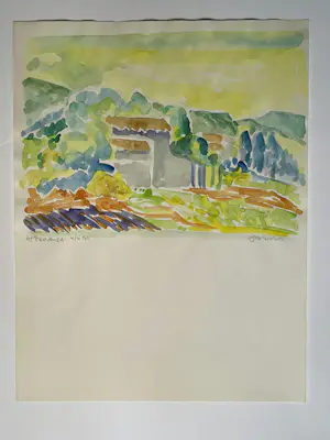 Joe Wols - Lot met 4 aquarellen kopen? Bied vanaf 35!