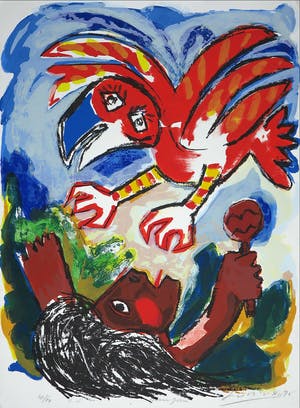 John Lie a Fo - Zeefdruk, Zonder titel kopen? Bied vanaf 1!