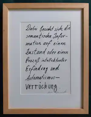 A.R. Penck - Ingelijste lithografie verkauft für € 100!