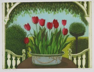 Laetitia de Haas - Aquatint, Tulpen II kopen? Bied vanaf 40!