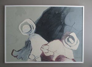 Benno Helders - Benno Helders: Gemengde techniek op paneel, Moederbinding kopen? Bied vanaf 110!